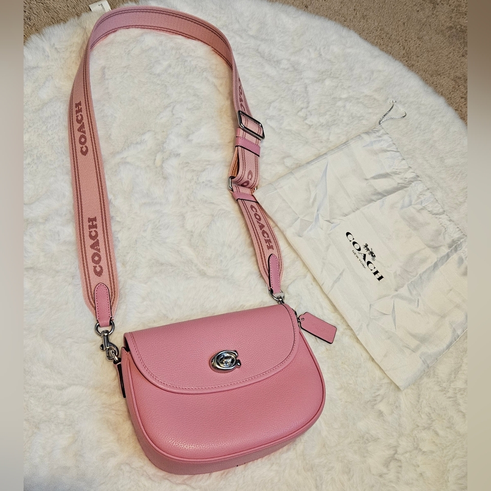 Coach Willow Saddle Bag New With tags - Picture 8 of 13